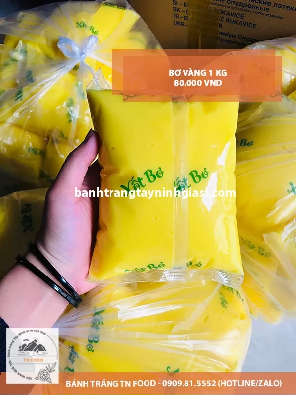 Bơ Vàng - Nguyên Liệu bánh tráng