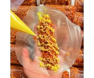 Combo 15 mini 2 - Bánh tráng phơi sương hành tép bơ