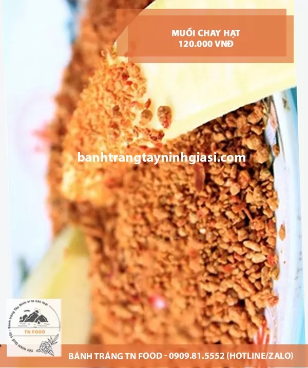 Muối Ớt, Muối chay Tây Ninh (kg)