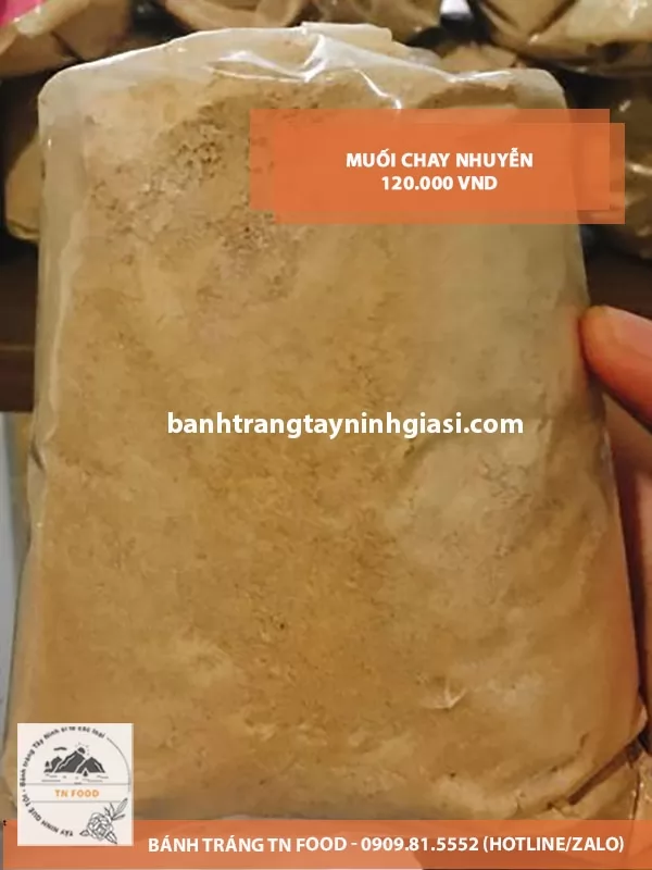 Muối ớt, muối chay xay nhuyễn  ( 1kg)