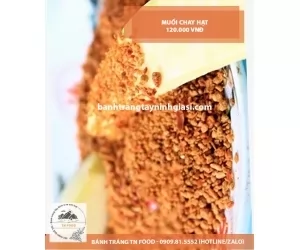 Muối Ớt, Muối chay Tây Ninh (kg)